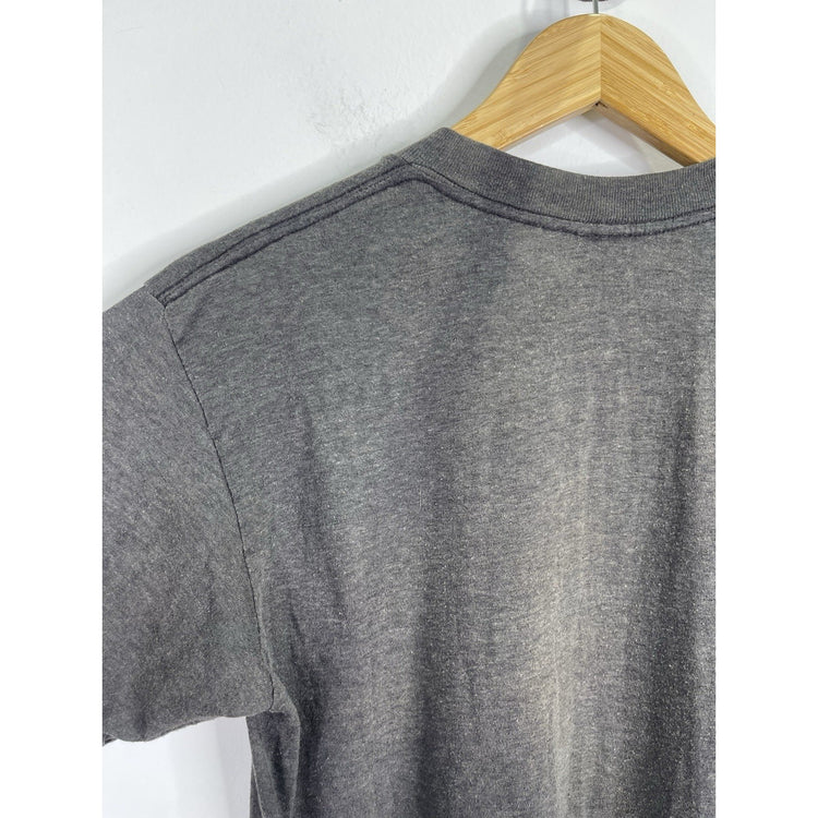 Men’s Vintage 3D Emblem “Way Of Life” Biker Gray T Shirt Sz Medium
