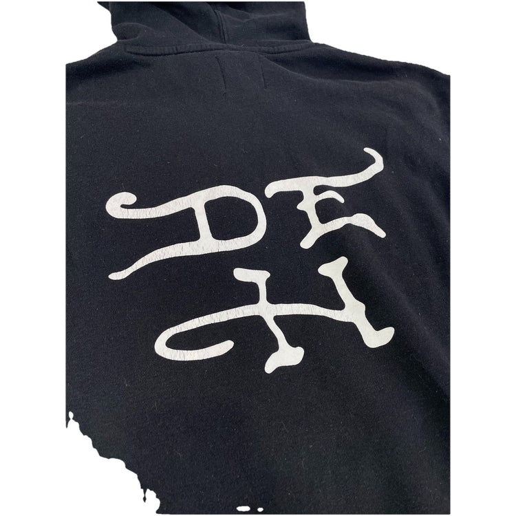 Unisex Ed Hardy Graphic Black Hoodie Size S