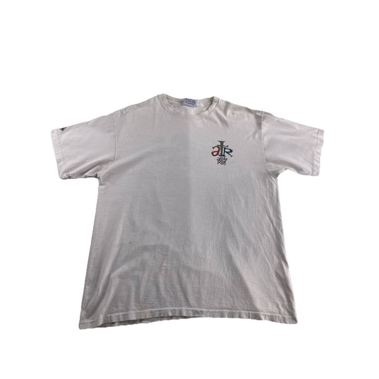 Mens T Shirt Xl Vintage Reebok White ATR Above The Rim