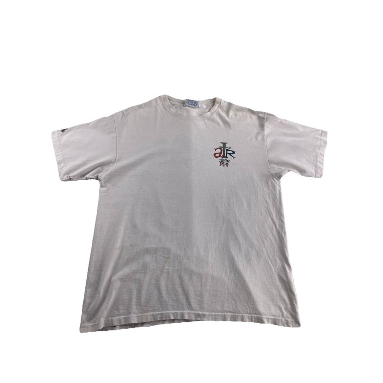 Mens T Shirt Xl Vintage Reebok White ATR Above The Rim