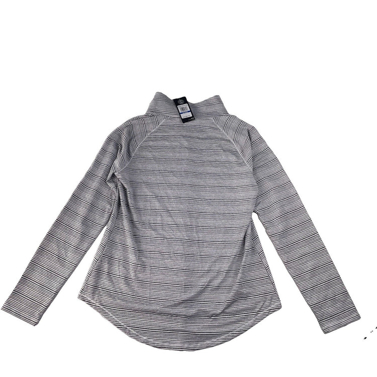 ⁠Womens Under Armour NWT White Striped Zinger Mines Softball Pullover Size XL