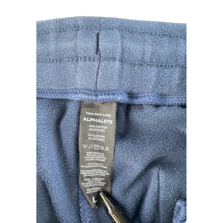 Mens Alphalete Blue Slim Joggers Size Large
