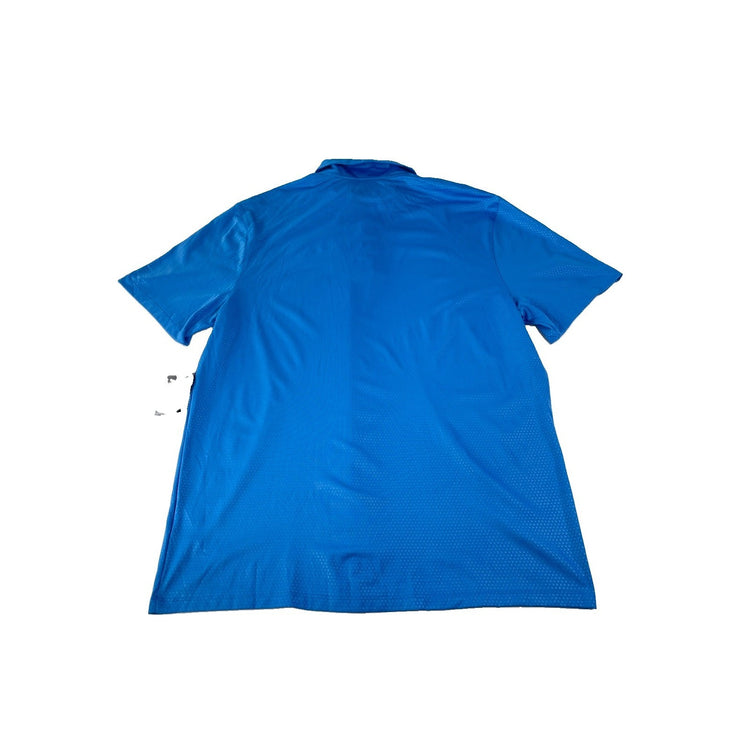 Mens Nike Superior Gas Lift & Completion Service Blue Collared T Shirt Size XL
