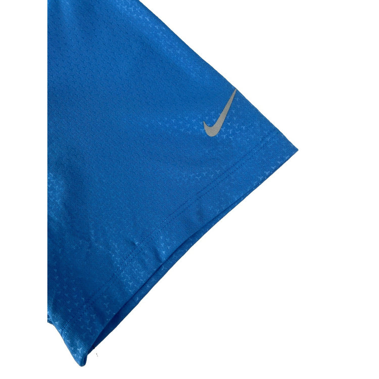 Mens Nike Superior Gas Lift & Completion Service Blue Collared T Shirt Size XL