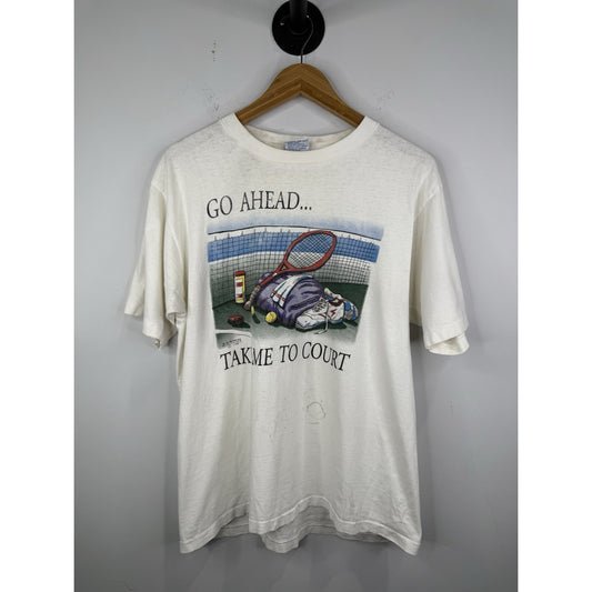 1994 “GO AHEAD.. TAKE ME TO COURT” MENS T-SHIRT