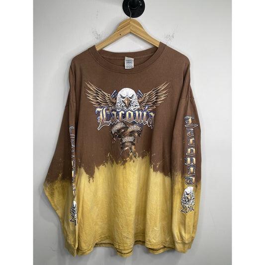 Men’s 87th Annual Laconia Motorcycle Week 2010s Graphic Long Sleeve Sz 2XL