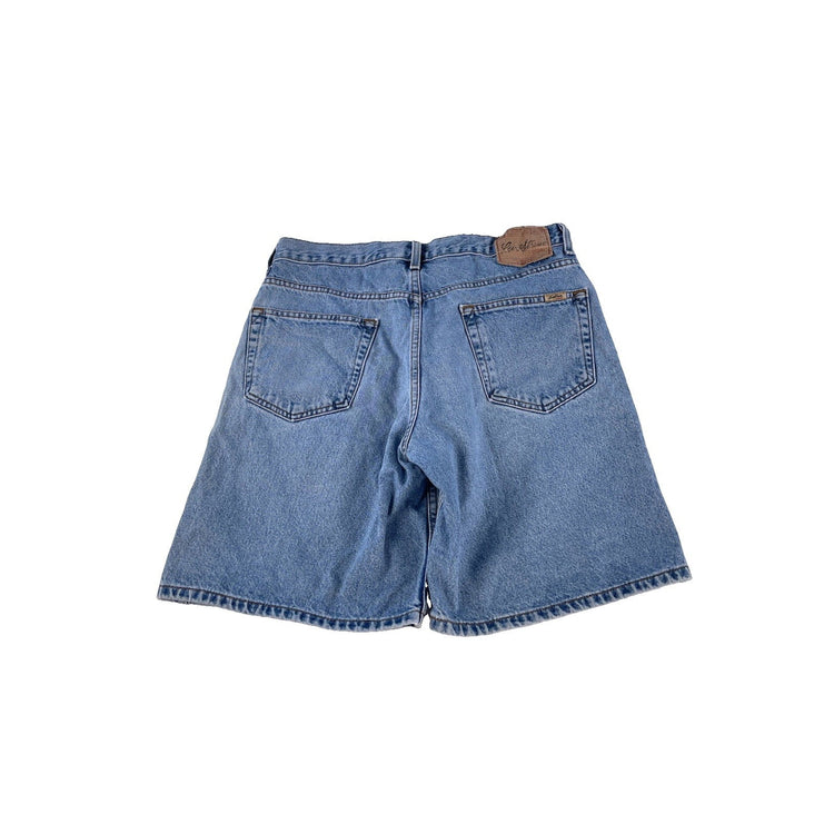 Mens Levi Strauss Signature Light Wash Relaxed Fit Denim Jean Shorts Size 34