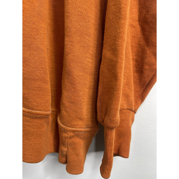 Vintage Texas Long Horns Orange Pullover Sweatshirt Sz Large Soffe Sweats