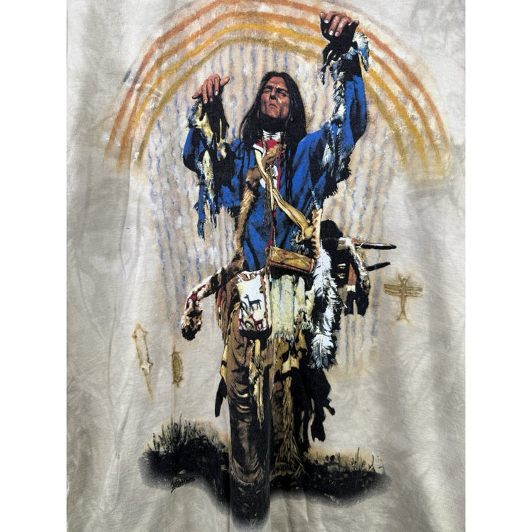 Vintage 2000 Native American “the Mountain” T-shirt Size Xl