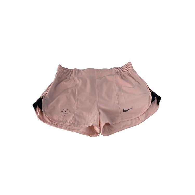 Women's Nike Running Division Pale Pink Athletic Shorts, Size XL
