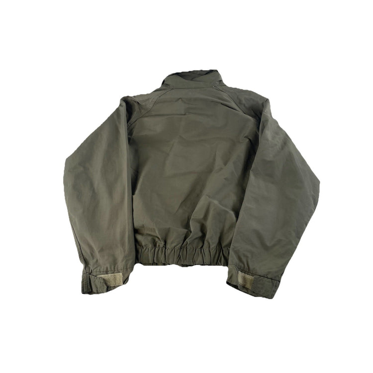 Womens Vintage L.L.Bean Olive Green Snap Button Jacket Size Medium