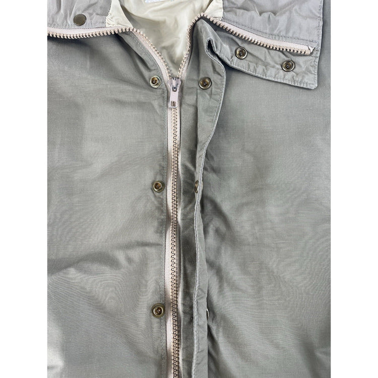 Womens Vintage L.L.Bean Olive Green Snap Button Jacket Size Medium