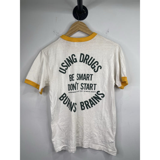 Vintage Anti Drug Hanes T-shirt Size M