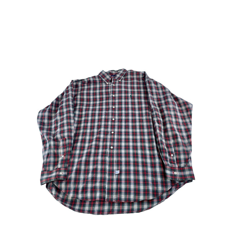 Mens Ralph Lauren Colorful Plaid Pattern ButtonUp Shirt Size Xl