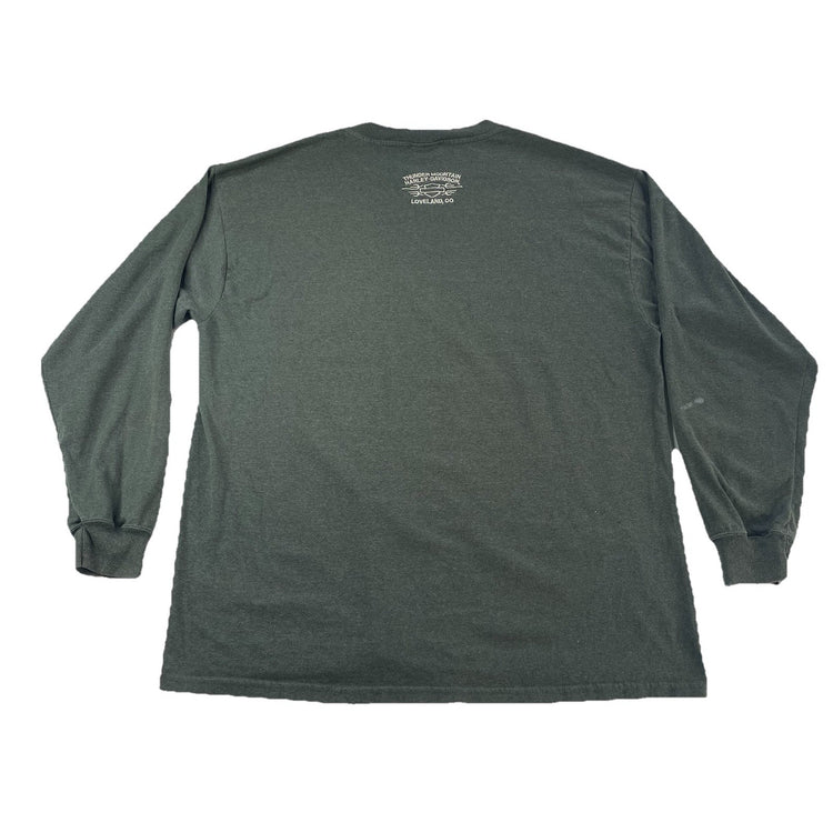 Mens Harley Davidson Sage Green Longsleeve Shirt Size 2Xl