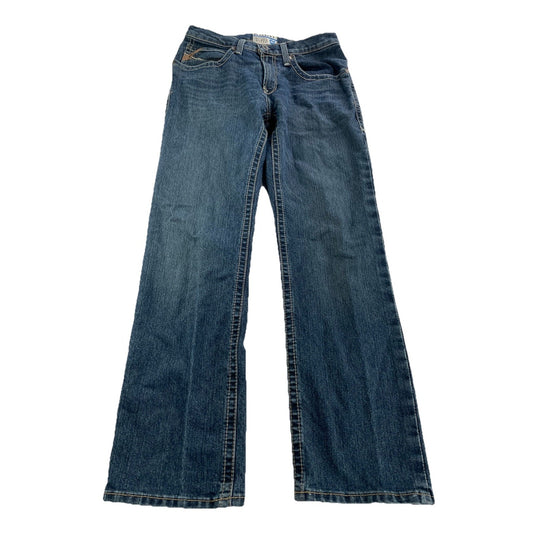 Men’s Ariat Traditional Relaxed Bootcut Dark Wash Blue Jeans Size 32