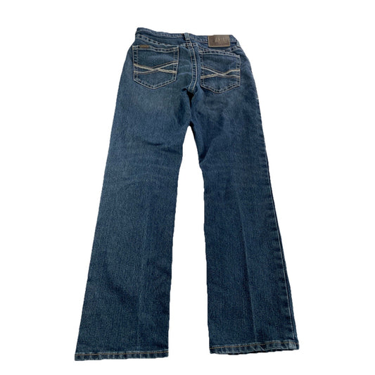 Men’s Ariat Traditional Relaxed Bootcut Dark Wash Blue Jeans Size 32