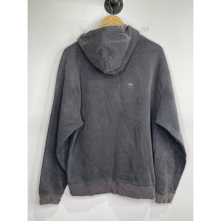 Men’s Vintage Oklahoma State OSU Embroidered Faded Black Hoodie Sz L