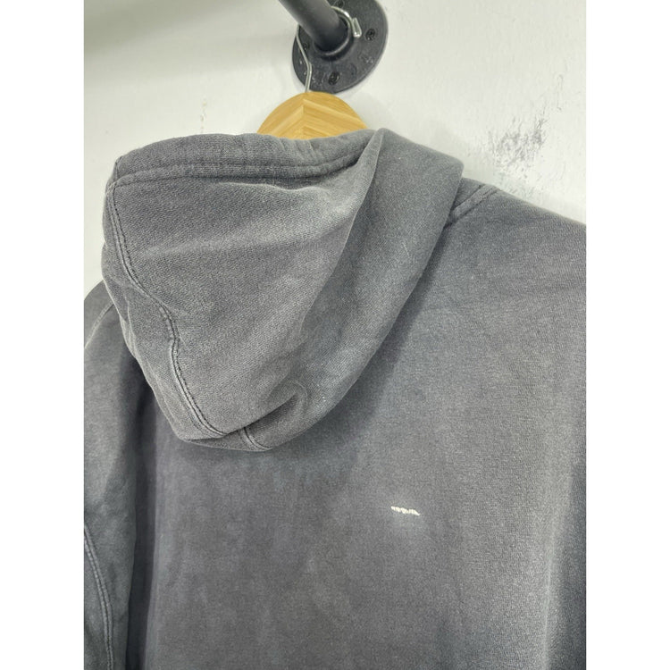 Men’s Vintage Oklahoma State OSU Embroidered Faded Black Hoodie Sz L