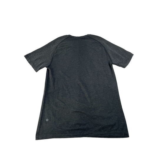 Men's Lululemon Athletica Charcoal Grey Performance T-Shirt, Size M