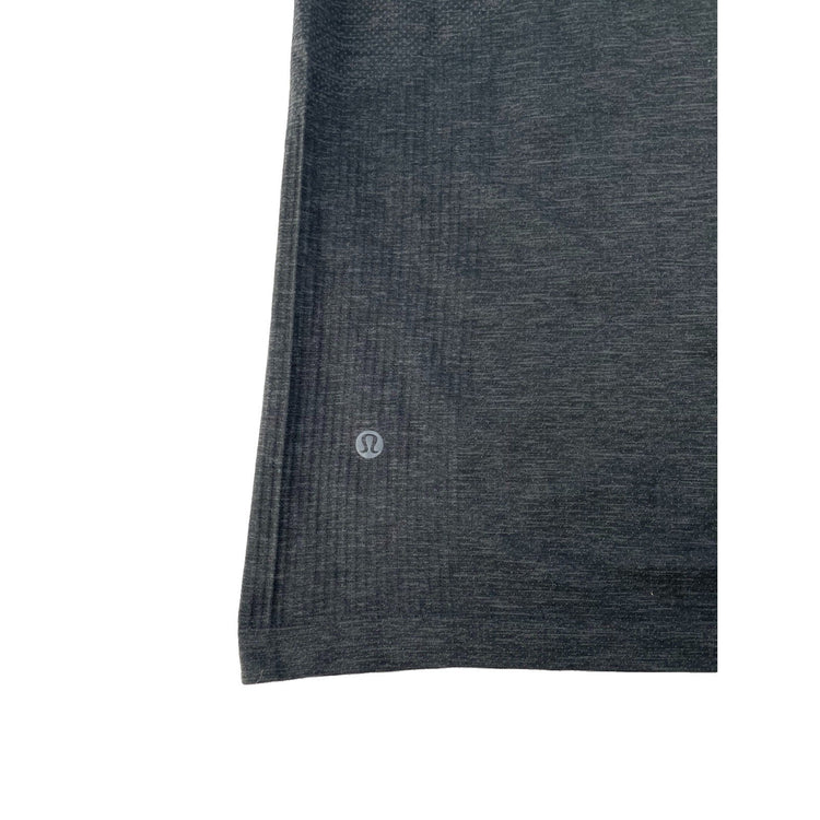 Men's Lululemon Athletica Charcoal Grey Performance T-Shirt, Size M