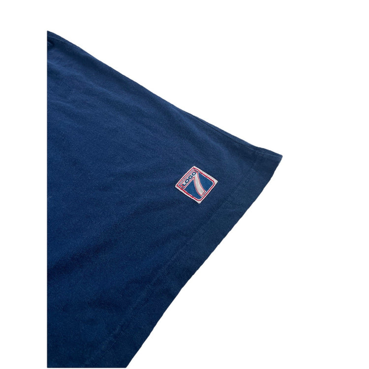 Vintage Mens Xl Blue Houston Astros Button Up Tee