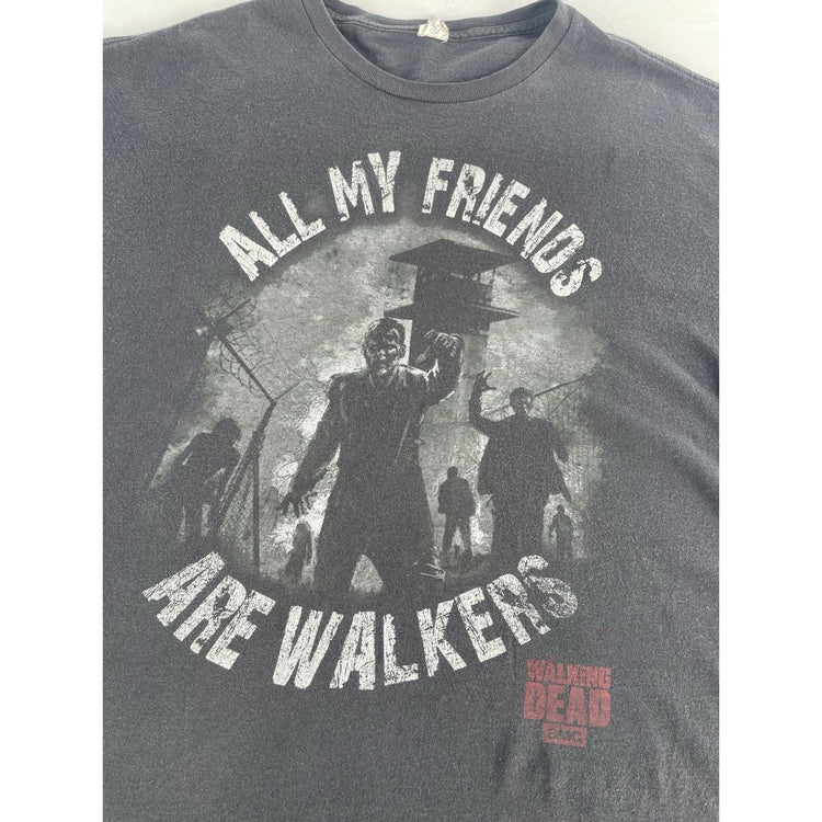 Mens Delta The Walking Dead “All Mt Friends Are Walkers” Graphic Tee Size 2xl