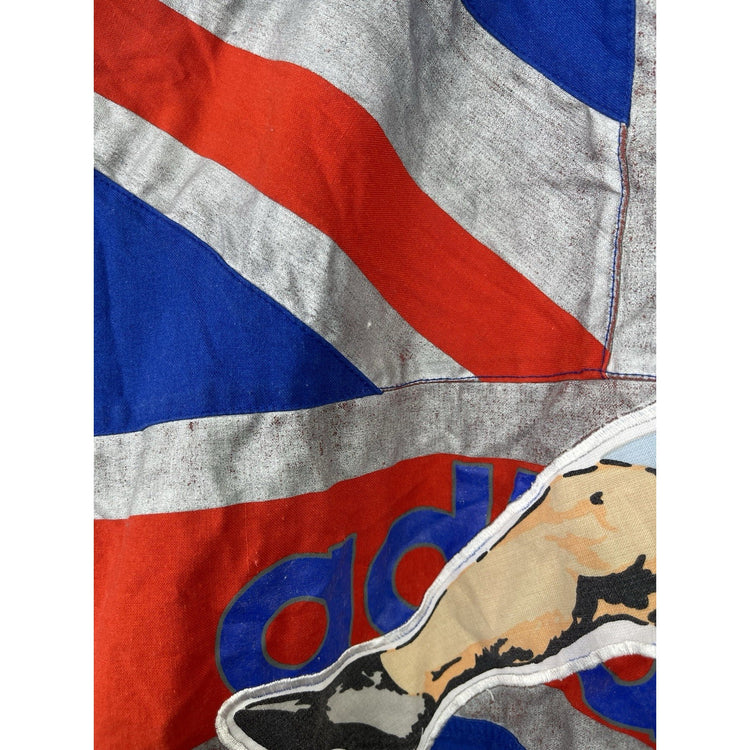 VINTAGE Adidas 1948 London Olympics Sweatshirt All Over Print Size Large M9