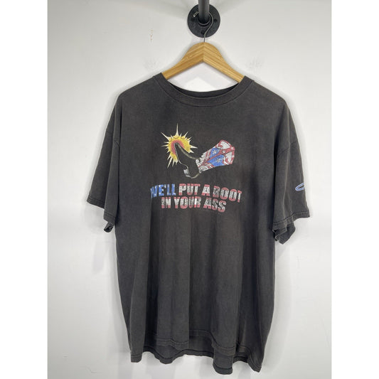 VTG Toby Keith T-shirt We’ll Put A Boot Up Your Ass…It’s the American Way XLarge