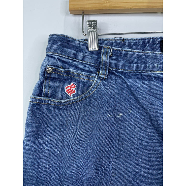 Y2K Men’s Roca Wear Blue Denim Jeans Size 34 X 34