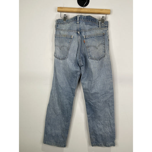 Men’s Levi Strauss & Co. Light Wash Distressed Denim Jeans 34x27