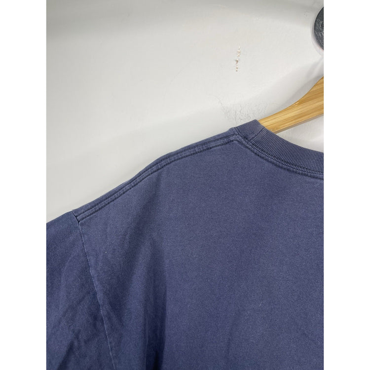 Men’s Navy Blue Vintage Tom Brady Super Bowl XXXVI MVP T-shirt Sz XL