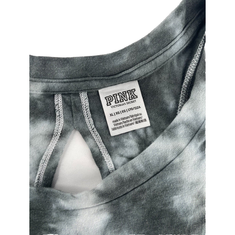 Womens Victoria’s Secret PINK Tie Dye Open Back Tank Top Size XL