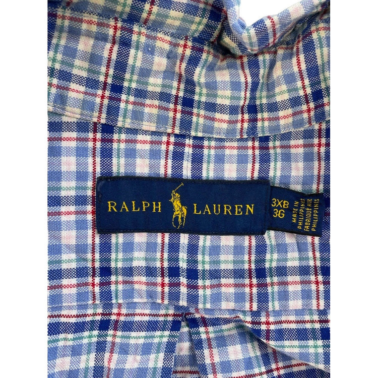 Mens Ralph Lauren Colorful Button-Up LongSleeve Shirt Size 3XB