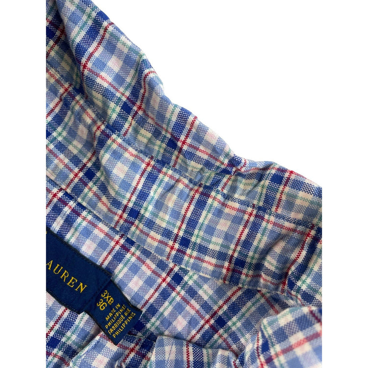 Mens Ralph Lauren Colorful Button-Up LongSleeve Shirt Size 3XB