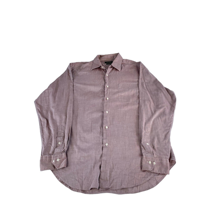 Mens Lauren Ralph Lauren Classic Button-up Shirt Size 16 34/35