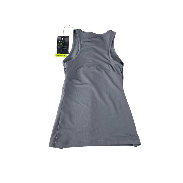 Womens Nike Pro Dri-Fit Gray Slim Fit Athletic Tank Top Size M