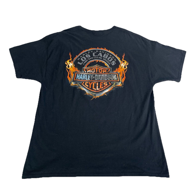 Mens Harley Davidson Motorcycle Sinister Rise Black Greaphic Tee Size Xl