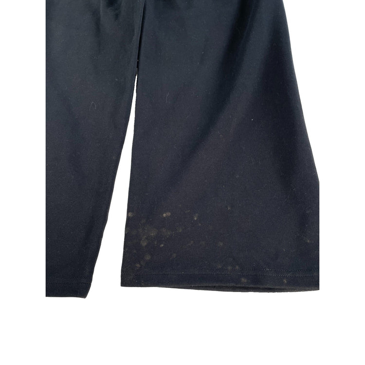 Womens Modern Alo Black Yoga Wide Leg Lounge Sweatpants Size XL