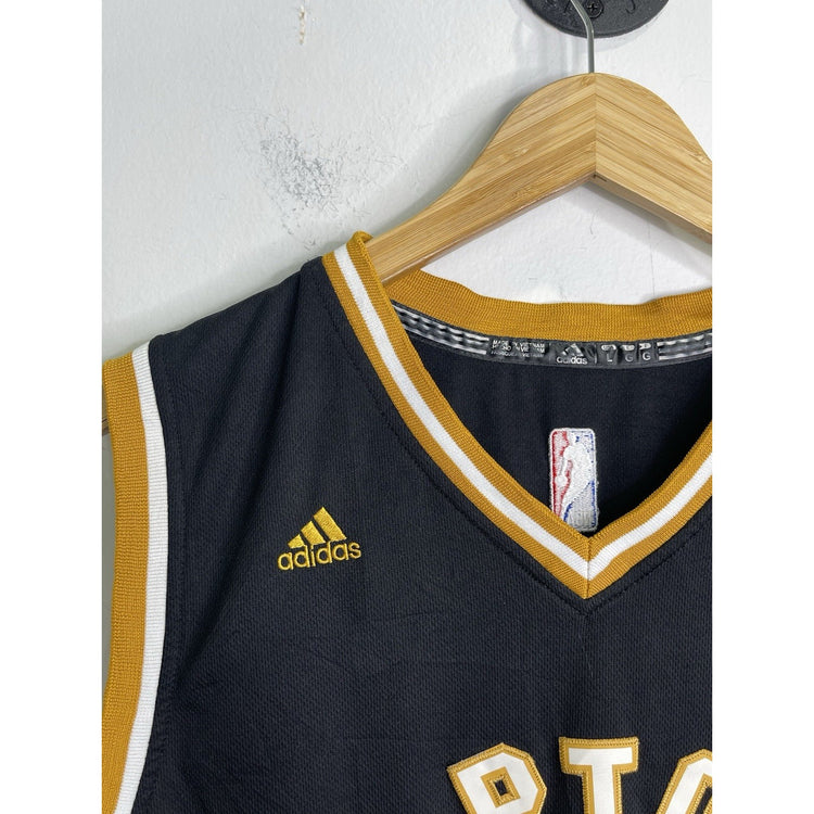 NBA Adidas Toronto Raptors DeMar Derozan #10 Black Gold Jersey Size L