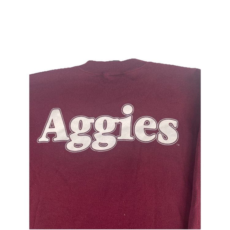Vintage Texas A&M Aggies Maroon Crewneck Sweatshirt Size L