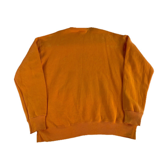 Mens Vintage Lee Sports Tampa Bay Buccaneers Orange Crewneck Sweatshirt Size L