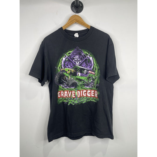 Men’s Vintage Grave Digger Racing Team Monster Truck Shirt Sz Large
