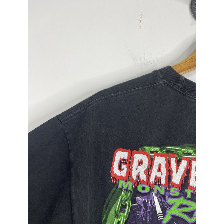 Men’s Vintage Grave Digger Racing Team Monster Truck Shirt Sz Large