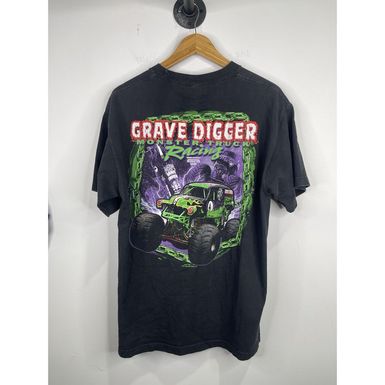 Men’s Vintage Grave Digger Racing Team Monster Truck Shirt Sz Large