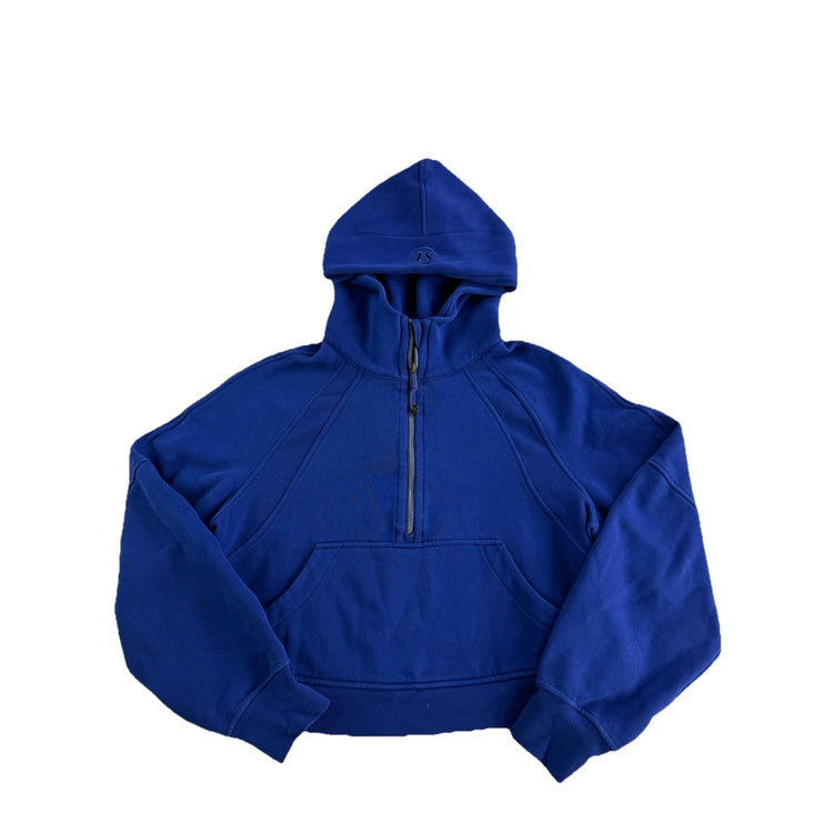 Womens Lululemon Size XS Blue Half Zip Hoodie