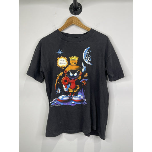 Mens Vintage Marvin the Martian T-shirt Looney Tunes L