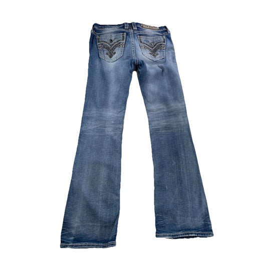 Women’s Rock Revival Yonka Mid-rise Bootcut, Light Was Blue Jeans Size 30