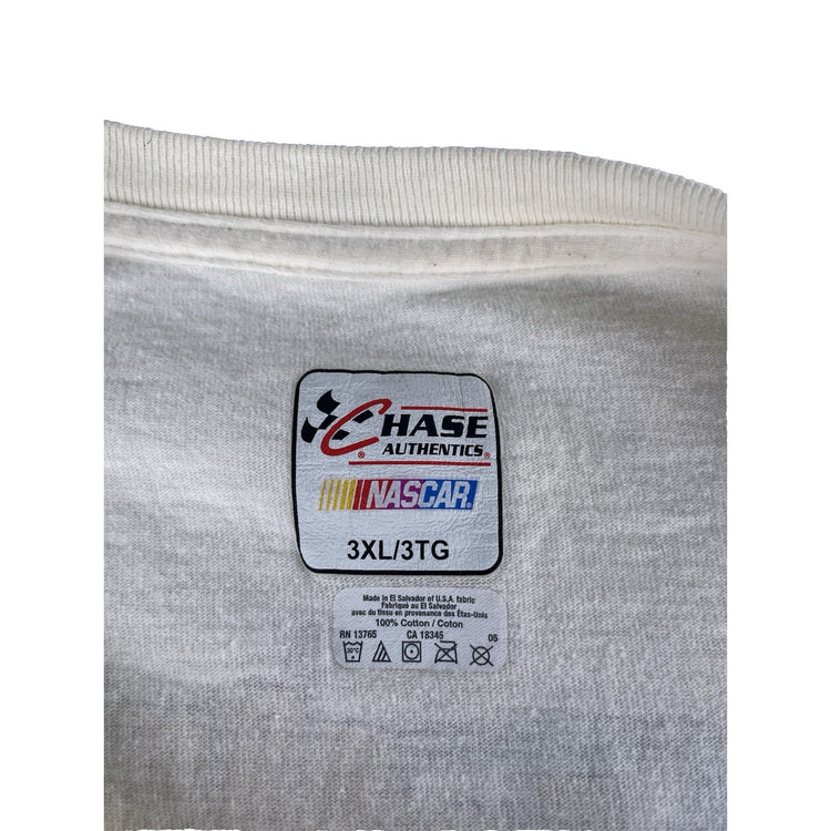 Mens Base Authentic NASCAR White Samsung 500 Graphic Tee Size 3XL