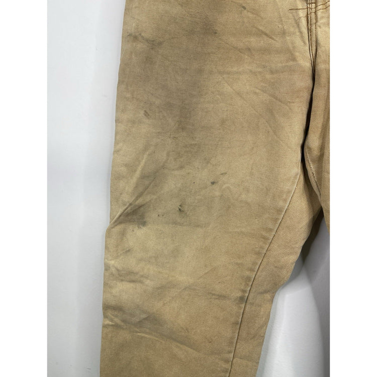Mens Dickies Khaki Carpenter Work Pants 32x30